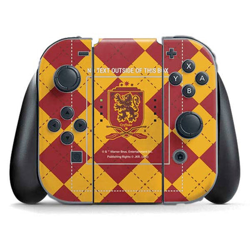 Wizarding Worlds Harry Potter Gryffindor Huse Crest Nintendo Switch (2017-2021) Joy-Con Controller Skin