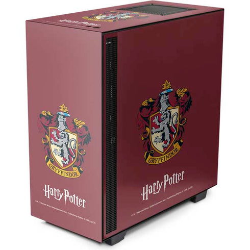 Wizarding World Harry Potter Gryffindor House Crest NZXT H510 Compact ATX Mid-Tower Case Skin