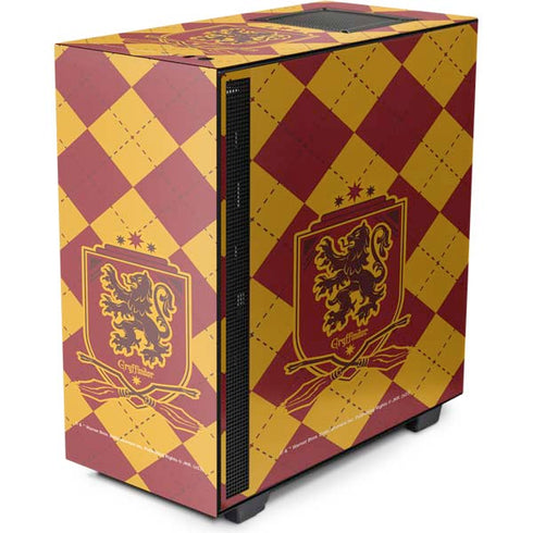 Wizarding Worlds Harry Potter Gryffindor Huse Crest NZXT H510 Compact ATX Mid-Tower Case Skin