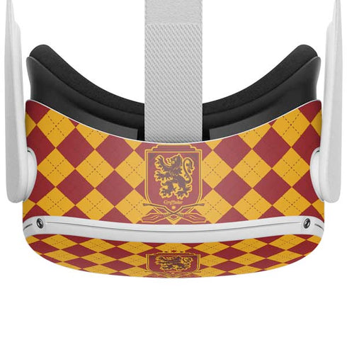 Wizarding Worlds Harry Potter Gryffindor Huse Crest Oculus Quest 2 Skin