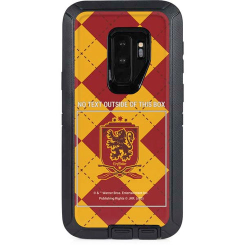 Wizarding Worlds Harry Potter Gryffindor Huse Crest Otterbox Defender Galaxy Skin