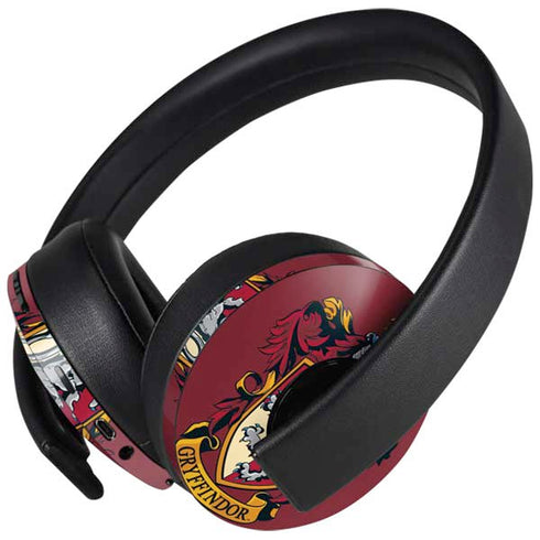 Wizarding World Harry Potter Gryffindor House Crest PlayStation 4 Gold Wireless Headset Skin