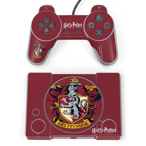 Wizarding World Harry Potter Gryffindor House Crest PlayStation Classic Bundle Skin