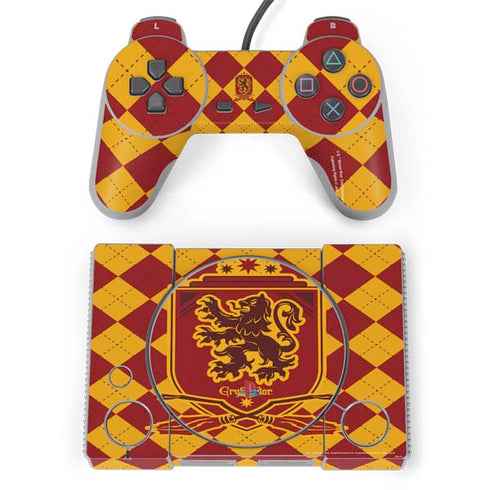 Wizarding Worlds Harry Potter Gryffindor Huse Crest PlayStation Classic Bundle Skin