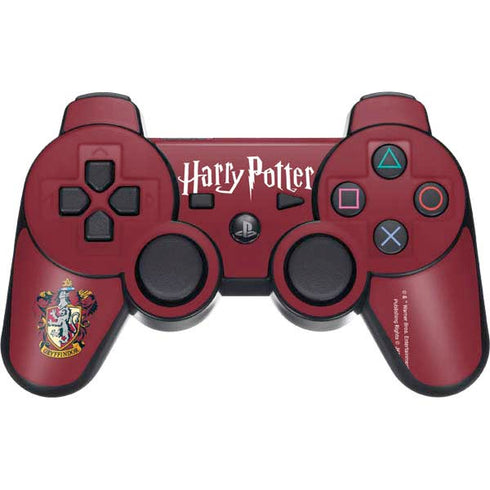 Wizarding World Harry Potter Gryffindor House Crest PS3 Dual Shock wireless controller Skin