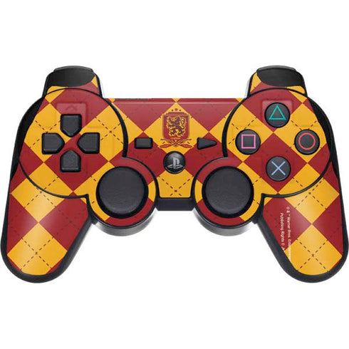 Wizarding Worlds Harry Potter Gryffindor Huse Crest PS3 Dual Shock wireless controller Skin