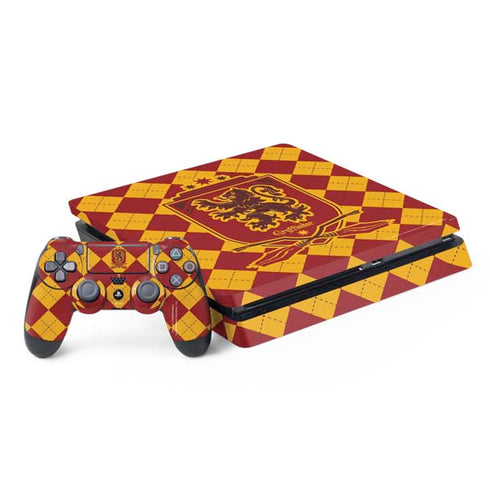 Wizarding Worlds Harry Potter Gryffindor Huse Crest PS4 Slim Bundle Skin