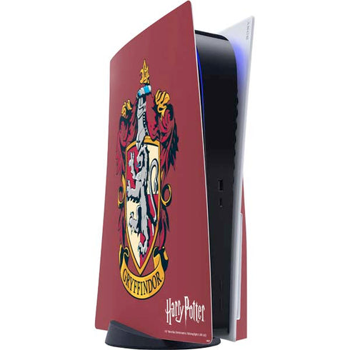 Wizarding World Harry Potter Gryffindor House Crest PS5 Console Skin