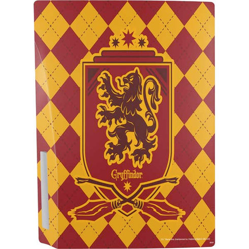Wizarding Worlds Harry Potter Gryffindor Huse Crest PS5 Console Skin