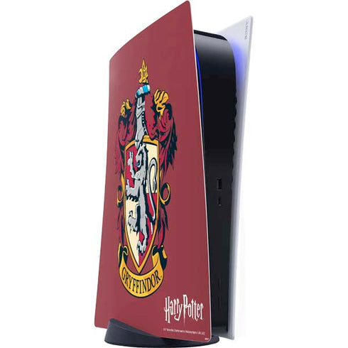 Wizarding World Harry Potter Gryffindor House Crest PS5 Digital Edition Console Skin