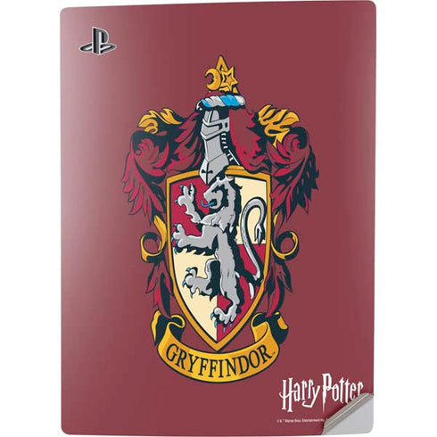 Wizarding World Harry Potter Gryffindor House Crest PS5 Digital Edition Console Skin