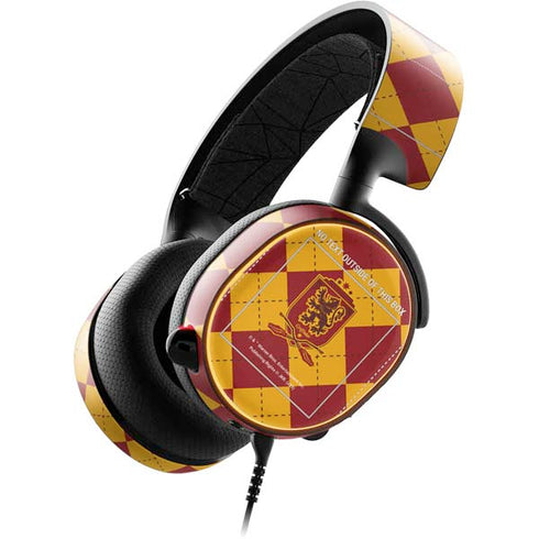 Wizarding Worlds Harry Potter Gryffindor Huse Crest SteelSeries Arctis 5 Skin