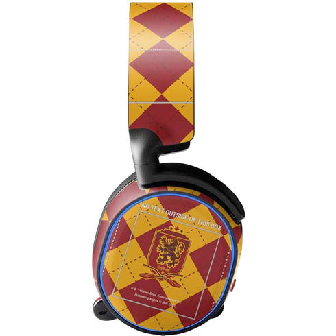 Wizarding Worlds Harry Potter Gryffindor Huse Crest SteelSeries Arctis 5 Skin