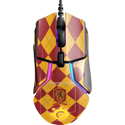 Wizarding Worlds Harry Potter Gryffindor Huse Crest SteelSeries Rival 600 Gaming Mouse Skin