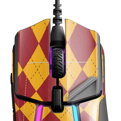 Wizarding Worlds Harry Potter Gryffindor Huse Crest SteelSeries Rival 600 Gaming Mouse Skin