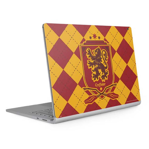 Wizarding Worlds Harry Potter Gryffindor Huse Crest Surface Book 2 15in Skin