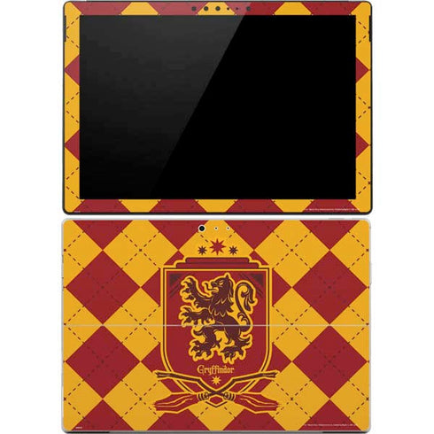Wizarding Worlds Harry Potter Gryffindor Huse Crest Surface Pro 4 Skin