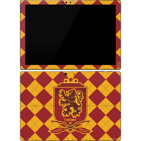 Wizarding Worlds Harry Potter Gryffindor Huse Crest Surface Pro 7 Skin