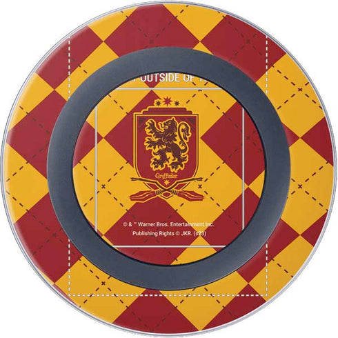 Wizarding Worlds Harry Potter Gryffindor Huse Crest Wireless Charger Skin