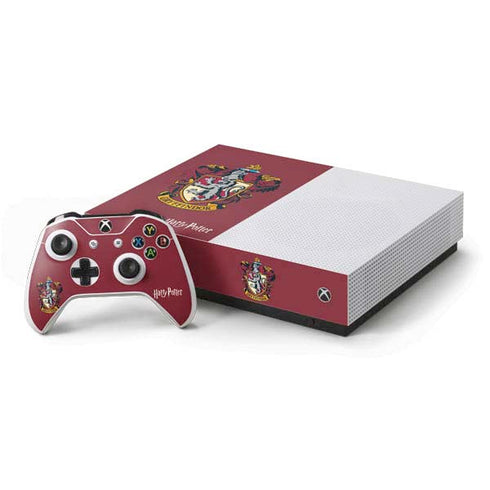 Wizarding World Harry Potter Gryffindor House Crest Xbox One S All-Digital Edition Bundle Skin
