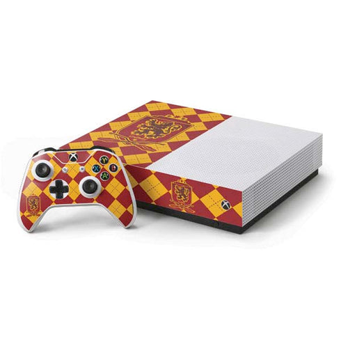 Wizarding Worlds Harry Potter Gryffindor Huse Crest Xbox One S All-Digital Edition Bundle Skin
