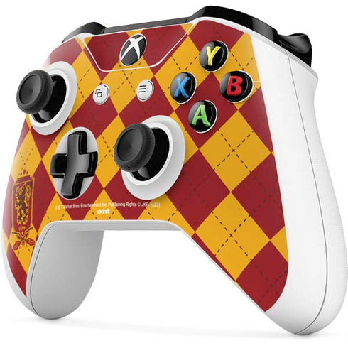Wizarding Worlds Harry Potter Gryffindor Huse Crest Xbox One S Controller Skin