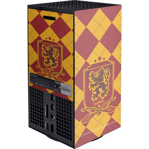 Wizarding Worlds Harry Potter Gryffindor Huse Crest Xbox Series X Console Skin