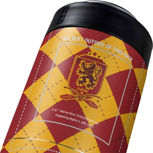 Wizarding Worlds Harry Potter Gryffindor Huse Crest Yeti Colster Can Insulator Skin