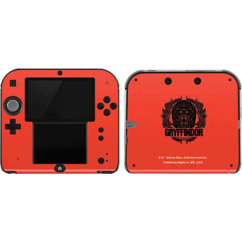 Wizarding Worlds Harry Potter Gryffindor Illustration Nintendo 2DS Skin