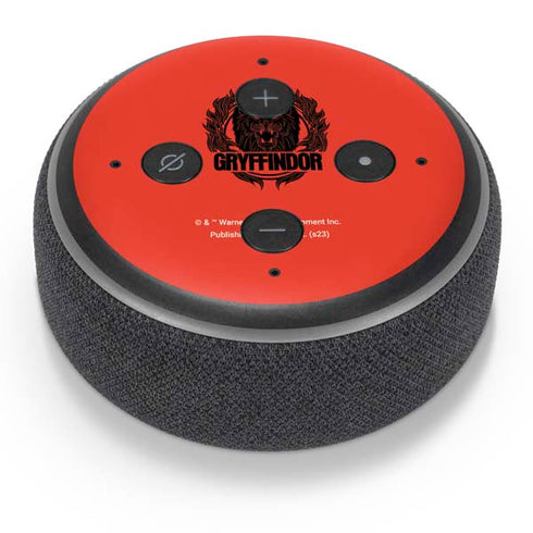 Wizarding Worlds Harry Potter Gryffindor Illustration Amazon Echo Dot Skin