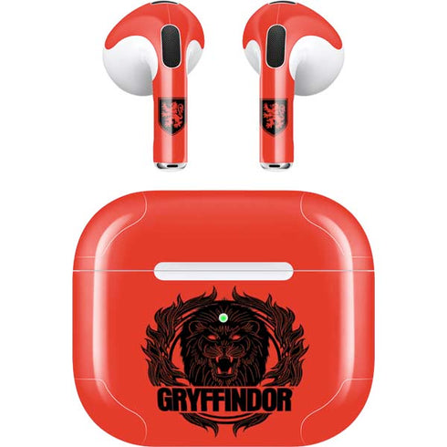 Wizarding Worlds Harry Potter Gryffindor Illustration Apple AirPods (3rd Gen 2021) Skin