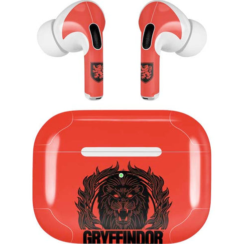Wizarding Worlds Harry Potter Gryffindor Illustration Apple AirPods Pro Skin