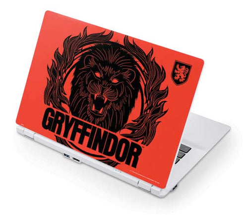 Wizarding Worlds Harry Potter Gryffindor Illustration Acer Chromebook Skin