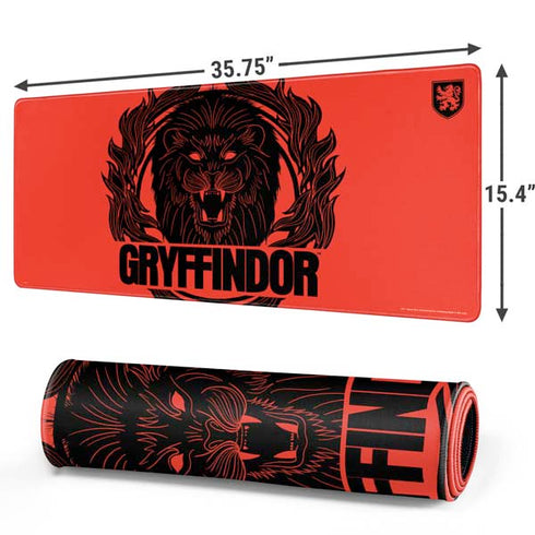 Wizarding Worlds Harry Potter Gryffindor Illustration Gaming Mouse Pad