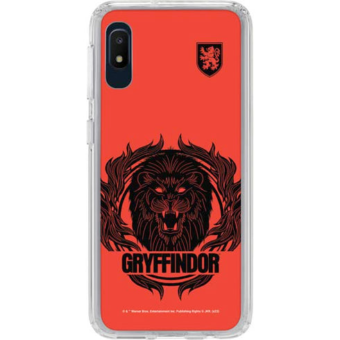 Wizarding Worlds Harry Potter Gryffindor Illustration Galaxy A10e Clear Case