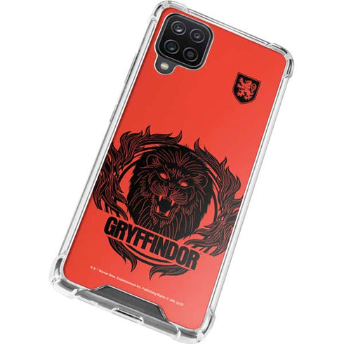Wizarding Worlds Harry Potter Gryffindor Illustration Galaxy A12 Clear Case