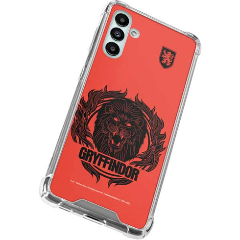 Wizarding Worlds Harry Potter Gryffindor Illustration Galaxy A13 5G Clear Case