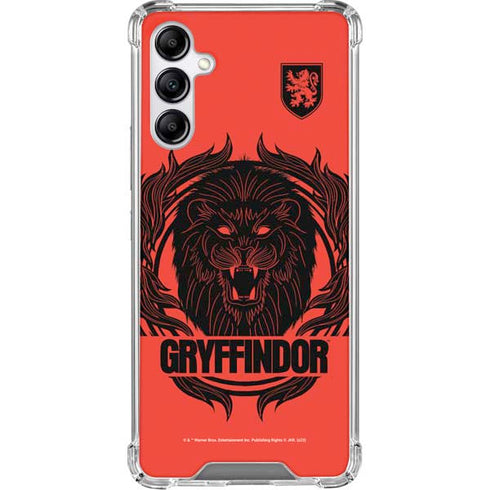 Wizarding Worlds Harry Potter Gryffindor Illustration Galaxy A15 5G Clear Case