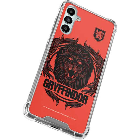 Wizarding Worlds Harry Potter Gryffindor Illustration Galaxy A15 5G Clear Case