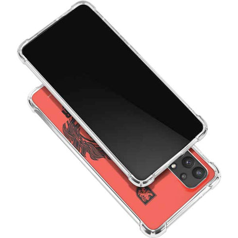 Wizarding Worlds Harry Potter Gryffindor Illustration Galaxy A32 5G Clear Case