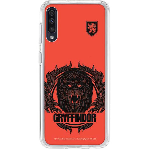 Wizarding Worlds Harry Potter Gryffindor Illustration Galaxy A50 Clear Case