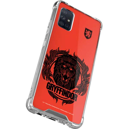 Wizarding Worlds Harry Potter Gryffindor Illustration Galaxy A51 5G Clear Case