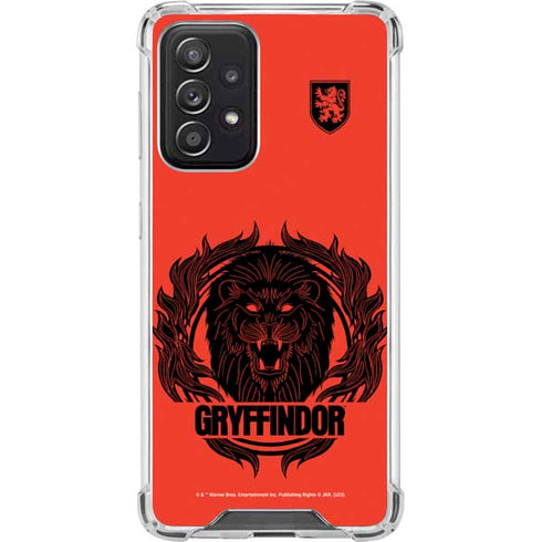 Wizarding Worlds Harry Potter Gryffindor Illustration Galaxy A52 5G Clear Case
