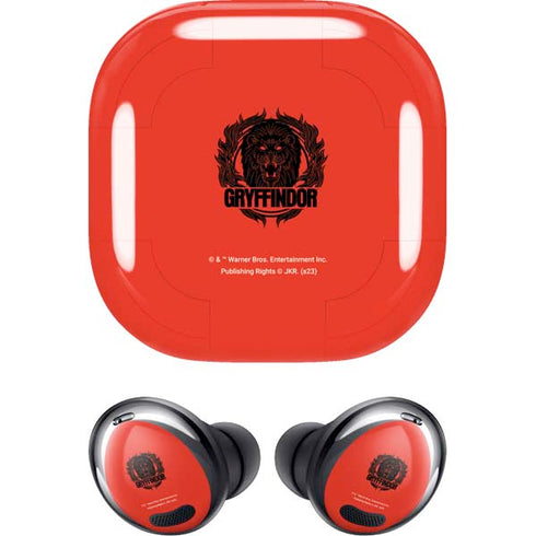 Wizarding Worlds Harry Potter Gryffindor Illustration Galaxy Buds Pro Skin