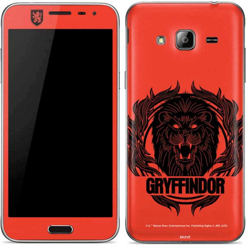 Wizarding Worlds Harry Potter Gryffindor Illustration Galaxy J3 Skin