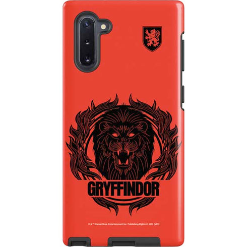 Wizarding Worlds Harry Potter Gryffindor Illustration Galaxy Note 10 Pro Case