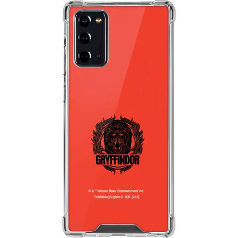 Wizarding Worlds Harry Potter Gryffindor Illustration Galaxy Note20 5G Clear Case