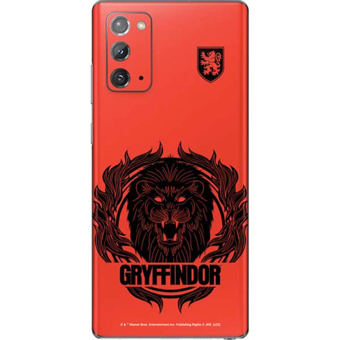 Wizarding Worlds Harry Potter Gryffindor Illustration Galaxy Note20 5G Skin