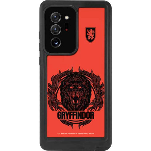 Wizarding Worlds Harry Potter Gryffindor Illustration Galaxy Note20 Ultra 5G Waterproof Case
