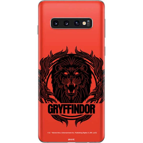 Wizarding Worlds Harry Potter Gryffindor Illustration Galaxy S10 Skin